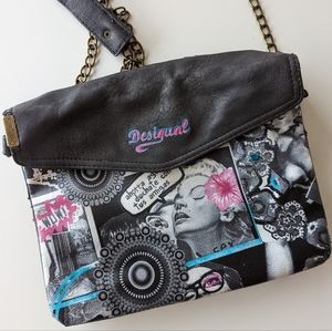 Desigual collage designed purse